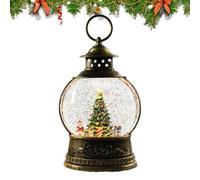 musicalChristmas Snow Globe- USB et Batterie de décoration saisonnière - Globede Neige Musicale Scintillante | pour la Famille en Salle de Vacances en Salle Gathering toom Salon Salon de Travail