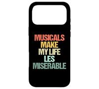 Musicals Make My Life Les Miserable Théâtre Musical Amusant Coque pour iPhone 17 Pro Max