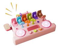 Musicaux pour - Ensemble d'instruments éducatifs Piano Drum Bus | musicaux d'apprentissage pour d'âge préscolaire Garçons Filles Anniversaire Noël Voyage Jouet sonore