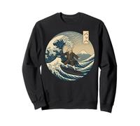 Musicien classique JS Bach Ukiyo-e Surf Katakana Sweatshirt