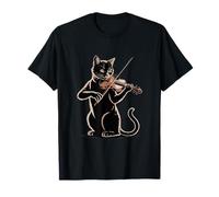 Musicien de Chat Violon Amusant pour Les Amateurs d'orchestre T-Shirt