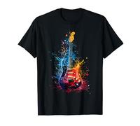 Musicien de guitare électrique coloré T-Shirt