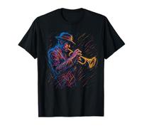 Musicien de Jazz Trompettiste Musique Artistique Amoureux de Jazz T-Shirt