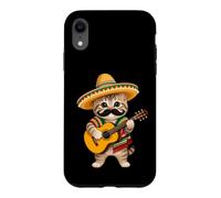 Musicien de Rue Chat Mexicain Cinco de Mayo Souvenir de Voyage Coque pour iPhone XR