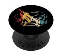 Musicien D'orchestre Trompette PopSockets PopGrip Adhésif