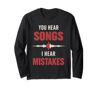Musicien Humour Guitare Player Identité Musique Lifestyle Band Manche Longue
