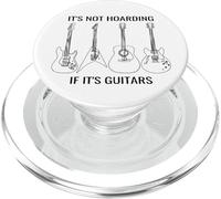 Musicien Humour It's Not Hoarding If It's Guitars PopSockets PopGrip pour MagSafe