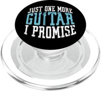 Musicien Humour Just One More Guitar I Promise Guitars PopSockets PopGrip pour MagSafe