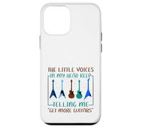 Musicien Humour Little Voices Tell Me Get More Guitars Coque pour iPhone 12 Mini