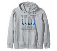 Musicien Humour Little Voices Tell Me Get More Guitars Sweat à Capuche