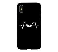 Musicien Instrument Cœur Battant De La Guitare Coque pour iPhone X/XS