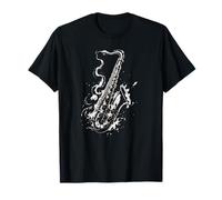 Musicien Jazz Cornes Jamming Sax Player Concerts Festivals T-Shirt