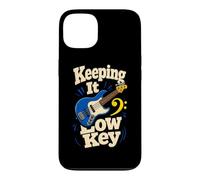 Musicien Keeping It Low Key Funny Bass Player Coque pour iPhone 13