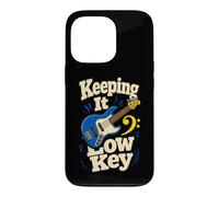 Musicien Keeping It Low Key Funny Bass Player Coque pour iPhone 13 Pro