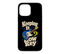 Musicien Keeping It Low Key Funny Bass Player Coque pour iPhone 13 Pro Max