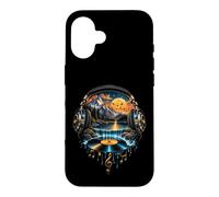 Musicien & Musique e Violon DJ Disque Écouteurs Coque pour iPhone 16