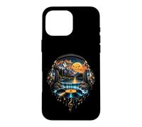 Musicien & Musique e Violon DJ Disque Écouteurs Coque pour iPhone 16 Pro Max