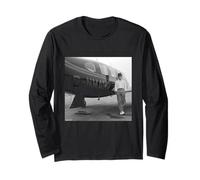 Musicien Pop électronique et Pilote Gary Numan par Allan Ballard Manche Longue