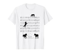 Musicien pour amoureux de la campagne Chevaux Note de musique T-Shirt