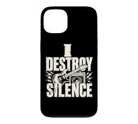 Musicien Rock Guitar Destroy Silence Coque pour iPhone 13