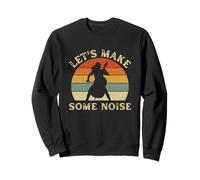 Musicien violoncelle rétro drôle Let's Make Some Noise Sweatshirt