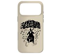 Musicien violoncelliste Pluie-Musique-Notes Violoncelle Coque pour iPhone 17 Pro Max