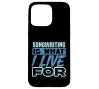 Musiciens et Amateurs de Musique Écrivain de Paroles Coque pour iPhone 15 Pro Max