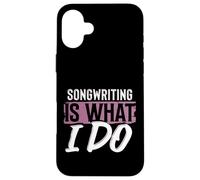 Musiciens et Amateurs de Musique Écrivain de Paroles Coque pour iPhone 16 Plus