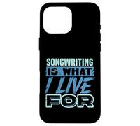 Musiciens et Amateurs de Musique Écrivain de Paroles Coque pour iPhone 16 Pro Max