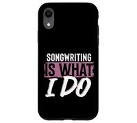 Musiciens et Amateurs de Musique Écrivain de Paroles Coque pour iPhone XR