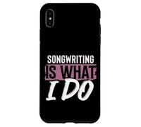 Musiciens et Amateurs de Musique Écrivain de Paroles Coque pour iPhone XS Max