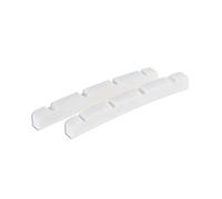 Musiclily 42mm Sillet Basse en Os Bone Nuts Base Incurvé pour 4 Cordes Precision/Jazz Bass,42x3,2x4,8mm(2 Pièces)