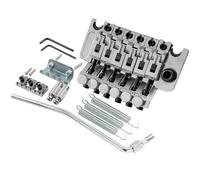 Musiclily 52,5mm Chevalet Tremolo Vibrato Double Locking Système pour Guitare électrique type Floyd Rose, Chrome