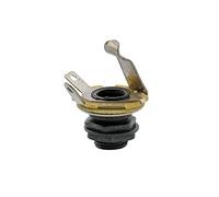 Musiclily 6,35mm Mono Guitare Prise Jack Socket pour Guitare électrique Strat Tele/Basse, Noir