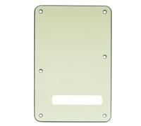 Musiclily 6 Trous Plaque Arrière Vibrato Tremolo Backplate pour Guitare électrique Fender USA/Mexican Standard Strat Modern Style, 3 plis Vert Menthe