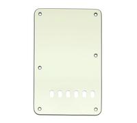 Musiclily 6 Trous Vintage Style Plaque Arrière Vibrato Tremolo Backplate pour Guitare électrique Fender USA/Mexican Standard Strat, 3 plis Couleur Menthe Ivoire