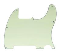 Musiclily 8 trous Pickguard Guitare pour Esquire Guitare, 3 plis Vert Menthe