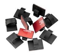 Musiclily Basic 19x14mm Clips de Câble Autocollant Attache Fil pour Micro de Guitare Acoustique (Lot de 10)