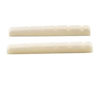 Musiclily Basic 42mm Sillet en Os Guitare Base Plate 42x3,5x4,5mm 2 Pièces | Pré-entaillé, pour Guitare électrique type Fender Strat Tele 6 Cordes