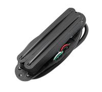 Musiclily Basic Céramique Micro Humbucker Format Simple Bobine Noir Noir | pour Guitare électrique Fender Strat Squier