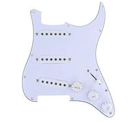 Musiclily Basic ST-SSS Pré-câblée Loaded Pickguard 3 plis Blanc