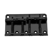 Musiclily Chevalet Basse 4 Cordes Vintage Pontets pour Jazz Bass ou Precision Bass, Noir