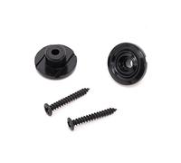 Musiclily Guide cordes guitare forme ronde pour remplacement des pièces Jazz Bass, Noir (pack de 4)