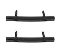 Musiclily Guitare Guide Cordes Forme Barre en Laiton pour Guitare électrique Floyd Rose Tremolo System, Noir (2 pièces)