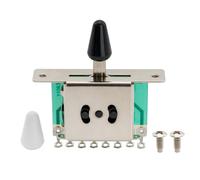 Musiclily Importé Le style Guitare électrique 5 Way sélecteur de micro interrupteur à bascule pour Fender telecaster Tele Strat Stratocaster remplacement, Noir et Blanc Conseils