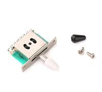 Musiclily Métrique Sélecteur Guitare 5 Positions pour Guitare électrique Import Strat Tele, Embout Noir et Blanc