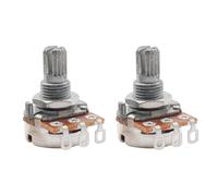 Musiclily Metrisch 15mm Mini Split shaft Poti A250K Gitarrenpotentiometers (2 Stück)