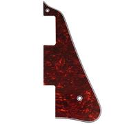 Musiclily Pickguard Guitare LP pour Guitare électrique Epiphone Les Paul style Moderne, 4 plis Rouge Tortoise