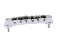 Musiclily Pro 10,4mm Chevalet Rouleaux Roller ABR Tune-O-Matic Bridge avec Pivot M4 pour Guitare électrique Les Paul, Chrome