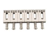 Musiclily Pro 10,8mm Guitare Moderne Tremolo Pontets Acier Inoxydable pour Guitare électrique type Strat, Couleur d'origine(Lot de 6)